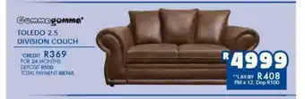 Gommagomma Toledo 2.5 Division Couch