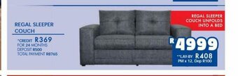 Russells Regal Sleeper Couch offer