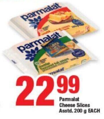 OK Foods Parmalat Cheese Slices 200g offer