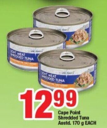 Cape Point Shredded Tuna Asstd. 170g