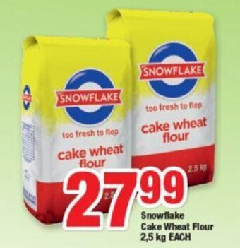 OK Foods Snowflake Cake Wheat Flour 2,5kg offer