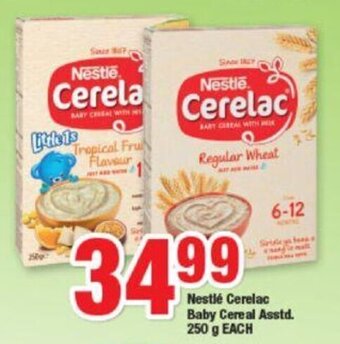 Nestlé Cerelac Baby Cereal Asstd. 250g
