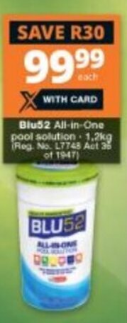 Blu52 All-in-One Pool Solution 1,2kg