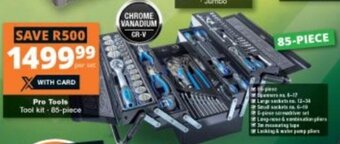 Checkers Pro Tools Tool Kit 85-piece offer