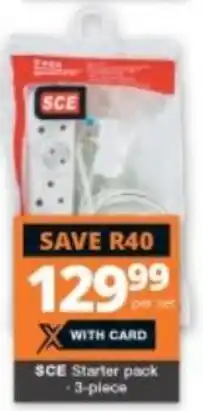 Checkers SCE Starter Pack 3-piece offer