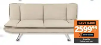 Checkers Quality Elaine Sofa Bed offer