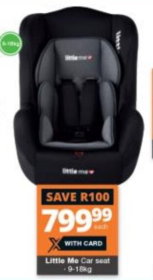 Checkers hyper baby car hotsell seats price