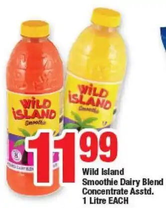 OK Foods Wild Island Smoothie Dairy Blend Concentrate Asstd. 1L offer