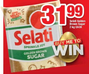 OK Foods Selati Golden Brown Sugar 2kg offer