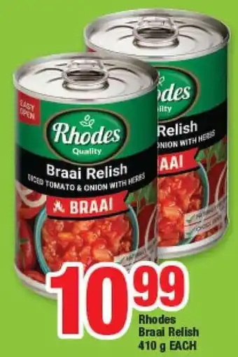 OK Foods Rhodes Braai Relish 410g offer