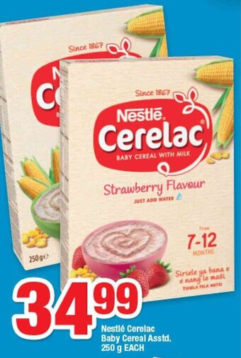 OK Foods Nestlé Cerelac Baby Cereal Asstd. 250g offer