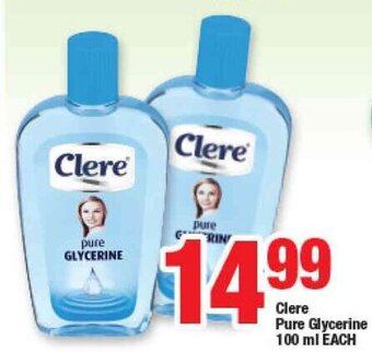 OK Foods Clere Pure Glycerine 100ml offer