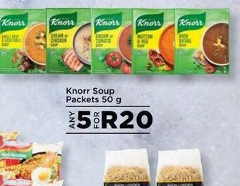 Food Lover's Market Knorr soup 5 offer