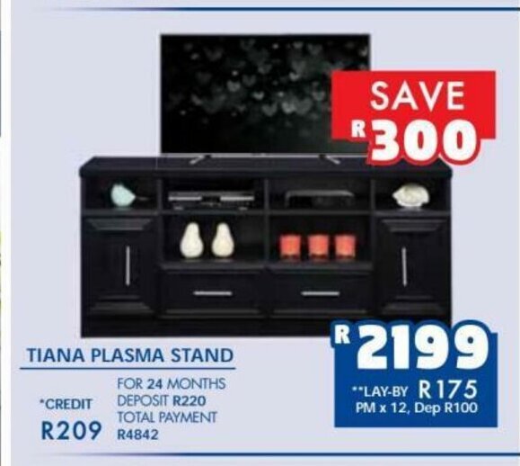 Tiana Plasma Stand offer at Russells