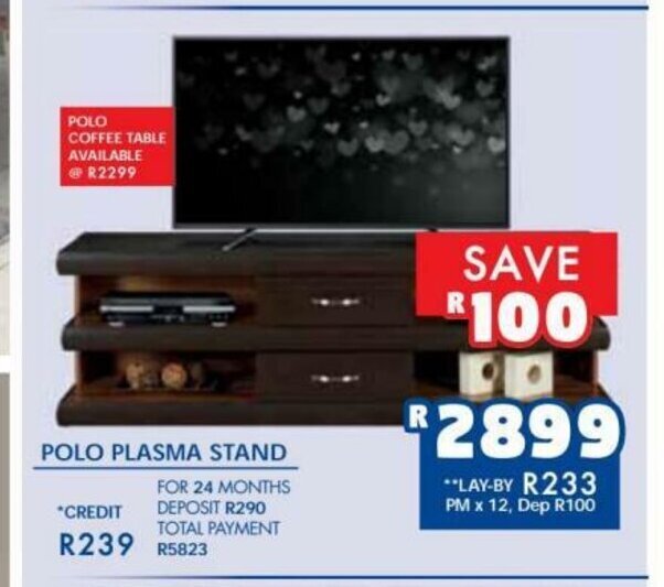 Polo Plasma Stand offer at Russells