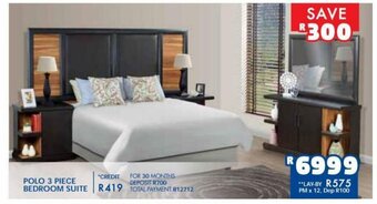 Russells Polo 3 Piece Bedroom Suite offer