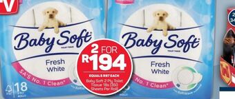 Pick n Pay Baby soft toilet paper 2 offer