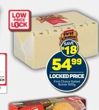 Pick n Pay First choice butter offer