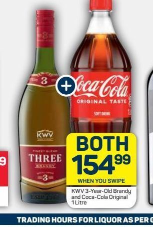 Pick n Pay Kwv brandy offer