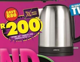 Shoprite Ottimo kettle offer