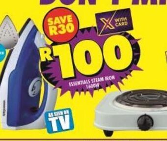 Shoprite Essentials iron offer