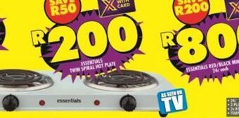 Shoprite Essentials hotplate offer