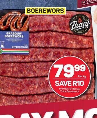 Pick n Pay Hypermarket Pnp boerewors offer