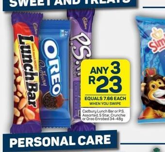 Pick n Pay Hypermarket Cadbury chocolate 3 offer