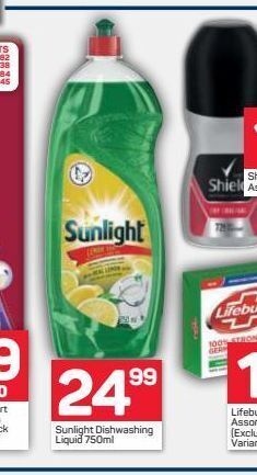 Pick n Pay Hypermarket Sunlight dishwashing liquid offer