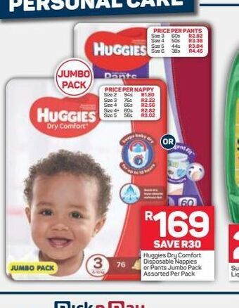 Huggies nappies