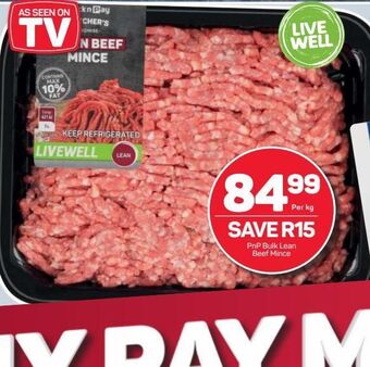 Pick n Pay Hypermarket Minced beef offer