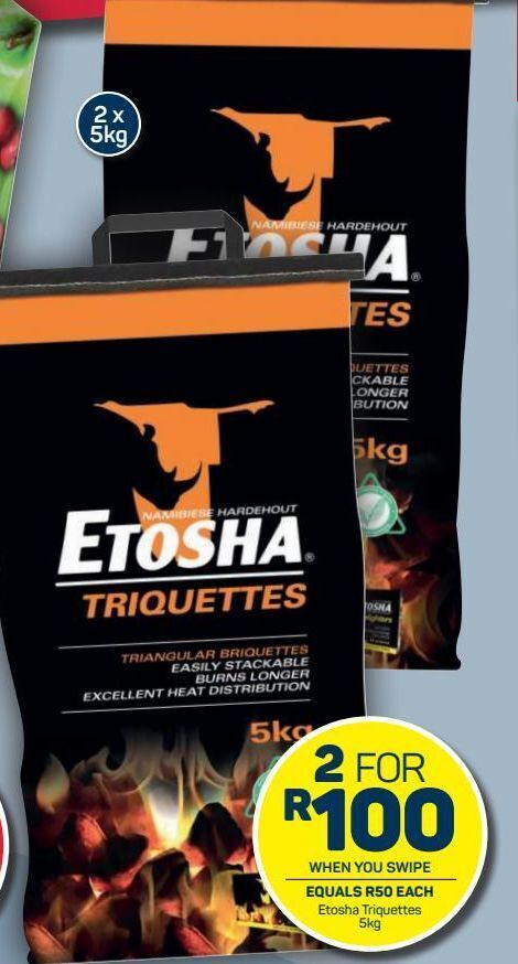 Pick n Pay Hypermarket Etosha charcoal briquettes 2 offer