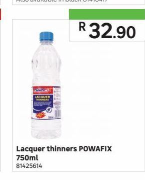 Leroy Merlin Lacquer thinners powafix 750ml offer