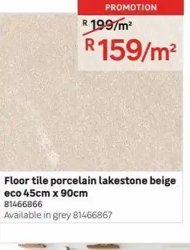 Floor tiles porcelain lakestone beige eco 45cm x 90cm