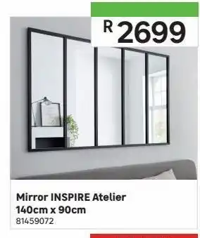 Leroy Merlin Mirror inspire atelier 140cm x 90cm offer