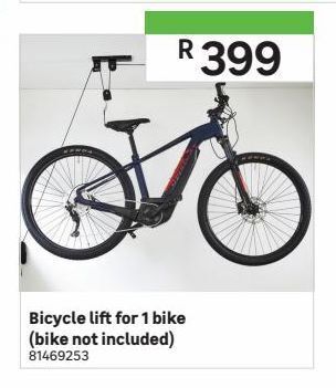 Leroy Merlin Bicycle lift for 1 bike (bike not included) offer