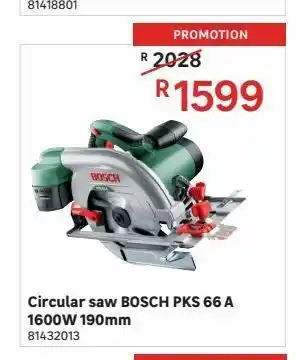 Leroy Merlin Circular saw bosch pks 66a 1600w 190mm offer