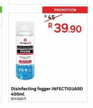Leroy Merlin Desinfecting fogger infectiguard 400ml offer
