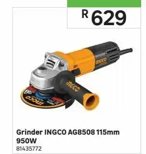 Grinder ingco ag8508 115mm 950w