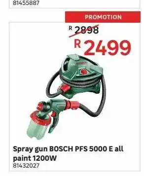 Leroy Merlin Spray gun bosch pfs 5000 e all paint 1200w offer