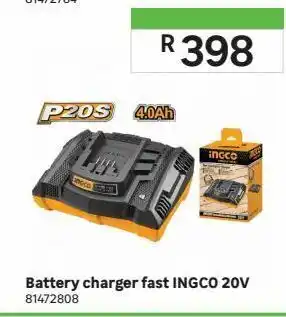 Leroy Merlin Battery chargers fast ingco 20v offer