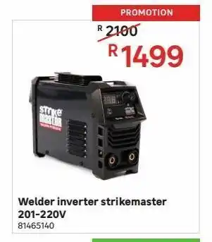 Inverter welder strikemaster 201-220v