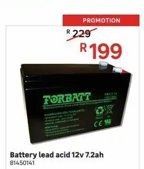 Battery lead acid 12v 7.2ah