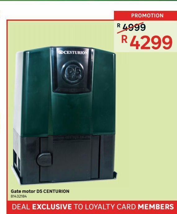 Leroy Merlin Gate motor d5 centurion offer