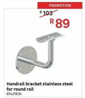 Leroy Merlin Handrail brackets stainless steel for round rail offer