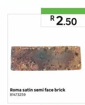 Leroy Merlin Roma satin semi face bricks offer