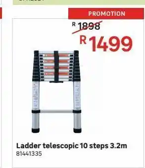 Leroy Merlin Ladder telescopic 10 steps 3.2m offer