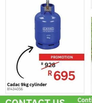 Leroy Merlin Cadac 9kg cylinder offer