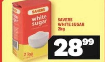 Usave Savers White Sugar 2kg offer