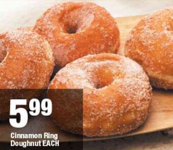 Cinnamon Ring Doughnut